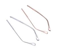 iplusmile 2 Set Stanghette Occhiali Trasparente Crystal Leggeri per Riparazione Montature Design Moderno per Uso e Studio