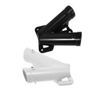 iplusmile 2 Set Supporti Parete per Asta Bandiera Alluminio Design V Resistente e Stabile per Uso Esterno per Decorazioni e Ventosche Montaggio Facile