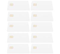 iplusmile 20 pezzi Carte Ic con Chip Contatto Memoria Carte Bianche PVC per Impianto Controllo Accessi Aziende e Comunità