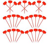 iplusmile 20 Pezzi Etichette in Plastica per Piante da Marcatori da Vivaio Resistenti per Giardino Esterno Marcatori a T per Ortaggi Frutti Erbe e Fiori