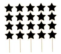 iplusmile 20 pezzi Mini Lavagnette Nere Stella Punte Segnaposto Decorativi per Matrimoni e Giardino Etichette in Leggero per Piante Cartellini Creativi per Messaggi e Decorazioni Festa