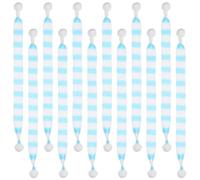 iplusmile 20 Pezzi Mini Sciarpa Natalizia Morbido Sciarpa Decorativa a Forma di Pupazzo e Bottiglia di Vino Accessori per Bambole Fai da Te e Decorazioni Natalizie per la Casa