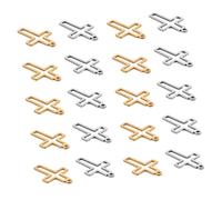 iplusmile 20 Pezzi Pendenti Gesù Vuoti per Gioielli Te Accessori Religiosi Cristiani per Braccialetti Collane Portachiavi