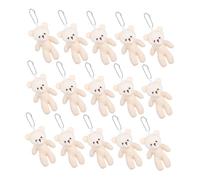 iplusmile 20 pezzi Portachiavi Orsetto in Piccoli Ciondoli Orsetto Adorabili per Borse e Chiavi Leggeri e Facili da Appendere Regalo per Amici