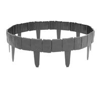 iplusmile 20 Pezzi Recinzione da Giardino in Pvc Effetto Pietra, Bordatura per Aiuole e Prato, per Percorsi e Uso Outdoor