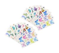 iplusmile 20fogli Farfalle Tatuaggi Temporanei Decalcomanie Adesivi Colorati Per Bambina Ragazza Donna Uomo Foglietti Di Tatuaggi Finti Di Farfalla Per Festa Artigianato