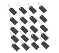 iplusmile 20pezzi Etichette in Legno Grezzo per Visualizzazione Prezzi Etichette Sospese Fai da Te per Marcatura Prezzi Regalo per Bomboniere e Segnaposto