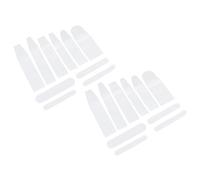 iplusmile 20pezzi Porta Pennelli Trucco Copri Pennelli Custodia Protettiva Da Trucco Organizzatore Portatile Trasparente