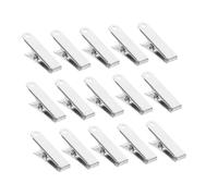 iplusmile 24 pezzi Morsetti in Metallo per Cavi Mini Clip Molla per Test Elettrici con Presa Sicura Pinze a Scatto Resistenti e Compatte per Laboratorio e Progetti Artigianali