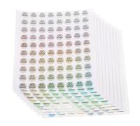 iplusmile 2400 pezzi Etichette Adesive Qc Pass Rotonde PVC per Controllo Qualità Magazzino e Gestione Etichette Testate Resistenti e Facili da Applicare