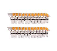 iplusmile 24pezzi Fischietti in Metallo Per Feste Rumorosi Per Incoraggiare Giocattoli Di Scena Per Compleanni Eventi Sportivi e Celebrazioni