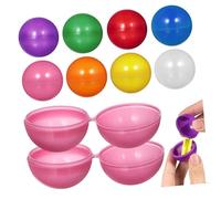 iplusmile 25 Palline Da Da Tavolo Per La Palline Cave Palline Morbide Con Palline Rosa Per Della Tombola Intrattenimento Colorato Da Te