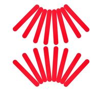 iplusmile 25 Pezzi Bastoncini per Mescolare in Plastica Rosso per Resina Epossidica, Design Multifunzione Facile da Pulire per Laboratori e Artigianato Manuale