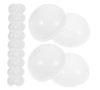iplusmile 25 pezzi Palline Lotteria Plastica Vuote Bianche Apribili per Giochi e Feste Contenitori Rotondi Riutilizzabili per Eventi e Bomboniere DIY
