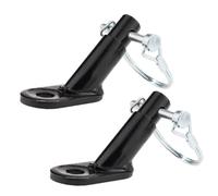 iplusmile 2pezzi Accoppiatore Gancio Traino per Rimorchio Bici in Ferro Accessorio Solido e Facile da Attaccare per Rimorchio Passeggini Cani e Carichi Evento