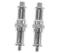 iplusmile 2pezzi Adattatore Per Vite Filettata Maschio in Metallo Per Supporto Luce Flash e Accessori Fotografici Facile Da Installare e Rimuovere