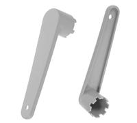 iplusmile 2pezzi Chiave per Valvola Aria Barca Strumento di Riparazione per Valvola Denti Chiave per Gonfiaggio e Sgonfiaggio Rapido per Kayak Gommoni Paddleboard e Canoa