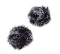 iplusmile 2pezzi Copertura Per Microfono Antispruzzo Copertura in Lana Artificiale Per Protezione Da Vento e Saliva Accessori Per Microfoni