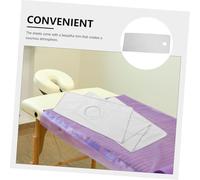 iplusmile 2pezzi Lenzuola Lavabili Per Lettino Massaggi in Cotone Con Foro Coprilettino Estetica Per Saloni Di Bellezza Tessuto Durevole e Asciugatura Rapida Per Trattamenti Spa e Terapie