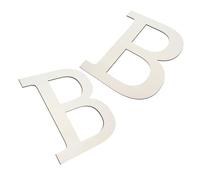 iplusmile 2pezzi Lettere in Grezzo b Grandi Per Decorazioni Da Parete Lettere Decorative Vuote Non Finite Pervoretti Da Te Alfabeto in Verniciabile Per Cameretta Dei Ragazzo Ragazza