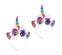 iplusmile 2pezzi Orecchie Di Gatto Cerchietti Per Capelli Accessori Decorativi Creativi Per Ragazzo Ragazza Ragazza Ciondoli Tema Unicorno Regali Eleganti Per Feste