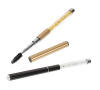 iplusmile 2pezzi Pennello Per Sopracciglia e Ciglia Scovolino Per Extension Ciglia Pennello Per Mascara Design Ergonomico Facile Impugnare e Trasportare