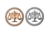iplusmile 2pezzi Spilla da Bavero da Avvocato Metallo Spilla per Laurea in Giurisprudenza Design Bilancia della Giustizia Accessorio da Camicia per Avvocati e Professionisti