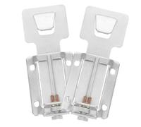 iplusmile 2pezzi Staffa Per Da Cucina Regolabile Supporto in Acciaio Per Montaggio Parete Gancio Sollevamento Per Accessorio Per Cucina Staffa Sospensione Per