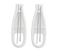 iplusmile 2pezzi Strumento Gancio Per Bottoni Una Mano Accessorio Rapido Per Abbottonare Aiuto Inserimento Bottoni e Passa Cerniere Per Vestiti Facilita Chiudi e Zip