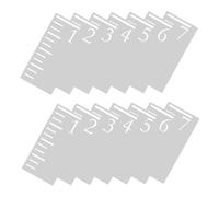 iplusmile 2sets Stencil Per Grafico in Plastica Righello Misurazione Altezza Per Ragazzo Righello Appendere Alla Parete Per Monitoraggio Altezza