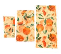 iplusmile 3 fogli Panni per Conservazione Alimentare in Biologico con Cera d Api Naturale da Riutilizzabili Fino Sostenibile e per Conservare Freschezza in Cucina