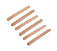 iplusmile 3 paia Bacchette Legno per Percussione Strumenti Musicali per Claves Legno Massello per Sviluppare Musicale e Senso Del Ritmo