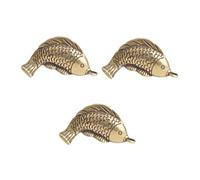 iplusmile 3 pezzi Ciondoli Portachiavi Carpa in Metallo Vintage Pendenti Decorativi per Fai da Te Adatti per Portachiavi e Decorazioni da Appendere