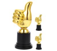 iplusmile 3 Pezzi Coppa Premio per Plastica, per Scuola e Casa | Piccola Dimensione Adatta, Superficie Liscia, Incisione Delicata, Colore Brillante, per Premi