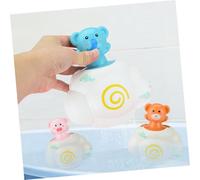 iplusmile 3 pezzi Giochini Bagnetto Animali con Spruzzo d Acqua in Abs Giocattoli Galleggianti per Vaschetta Bagnetto Ragazzo Ragazza Ragazza