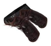 iplusmile 3 Pezzi Inserto per Volume dei Chioma, Hair Bun Insert, Base per Chioma, 12,5cm, Marrone Scuro, Accessorio Invisibile per Volume Dietro la Testa, per Donne e Ragazze
