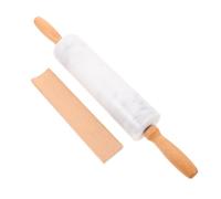 iplusmile 3 Pezzi Mattarelli in Marmo per Impasti Mattarello da Cucina Ergonomico Non Stick per Pasta Pizza Torte e Pane Superficie Liscia e Resistente Facile da Pulire per Uso Domestico