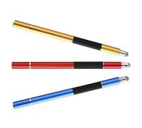 iplusmile 3 Pezzi Penna Stylus Precisa con Punta Fine e Testa in Conduttivo per Touchscreen Capacitivo Penna per Disegno e Uso su Smartphone e Tablet Colori Rosso Blu Scuro e Oro