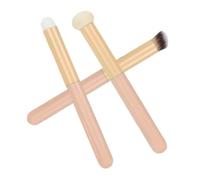 iplusmile 3 pezzi Pennelli con Spugnetta e Setole Morbide per Correttore e Fondotinta Pennelli per Sfumare e Applicare per Make Up Naturale e Uniforme