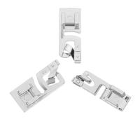 iplusmile 3 Pezzi per Macchina da Cucire Piedino per Orlo Rotolato Facile da Installare Accessori per Cucito Portatili Compatibile con Macchine Singer e Brother