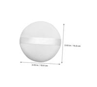 iplusmile 3 pezzi Spugne in Cotone Rotonde Lavabili per Viso e Corpo Morbide e Riutilizzabili per Trucco e Polveri Sciolte Portatili per Viaggio 3 pezzi