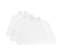 iplusmile 3 pezzi Visiera Protettiva Trasparente per Smerigliatrice Antipolvere Resistente e Facile da Installare Copertura per Accessori Grinder Protezione Occhi per in Officina