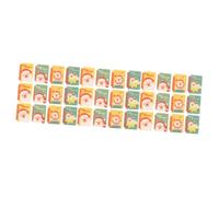 iplusmile 3 Set Accessori Calzini Di Natale Simulati Roba in Miniatura Giocattoli Di Quaderni Decorazione Delle Bambole Decorazione Di Mini Mobili Per Case Delle Bambole Resina 12 Pezzi*3