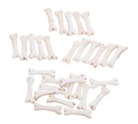 iplusmile 30 Pezzi Mini Ossa Scheletro Bianca Miniature di Ossa per Halloween Decorazioni da Tavolo Compatte e Accessori Costume per Feste Spaventose