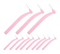 iplusmile 30pezzi Spazzolini Interdentali Scovolino Interdentale Angolato Setole Morbide Pulizia Denti Stuzzicadenti in Silicone Custodia Protettiva Adatto Spazi Interdentali Uso Quotidiano