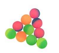 iplusmile 35 Palline Rimbalzanti Doppio Colore per Compleanni e Feste Promuove La Cognizione Dei Colori e La Creatività Dei