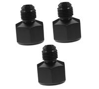 iplusmile 3pezzi Adattatore Dritto Femmina Maschio Raccordo Per Tubo Flessibile Connessione Sicura e Compatibile Per Progetti Di Modifica Auto