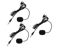 iplusmile 3pezzi Microfono Lavalier Professionale Microfono Condensatore Clip Per Streaming Interviste Vlog