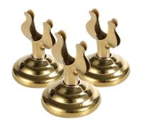 iplusmile 3pezzi Porta Targa da Tavolo in Metallo U-Shape Oro per Matrimonio Supporto Segnaposto Porta Menu Fermagli per Note e Foto Design Elegante e Resistente Accessorio Decorativo Versat