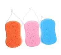 iplusmile 3pezzi Spugne Bagno Morbide e Sicure Palline Bagno Scrub Per Ragazza Spugne Per Vasca Durevoli Non Si Deformano Facilmente Rimuovono Sporco e Polvere Piccole e Leggere Facili